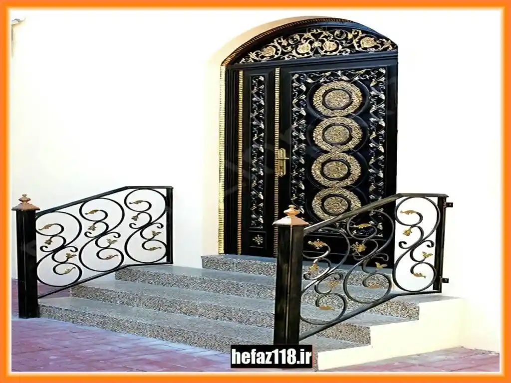 درب فرفورژه فلزی ویلا