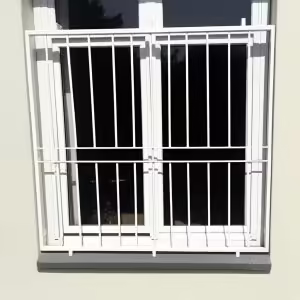 حفاظ پنجره دوجداره مدل ساده میله افقی