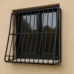 حفاظ پنجره مدل سبدی ارکیده با جاگلدانی