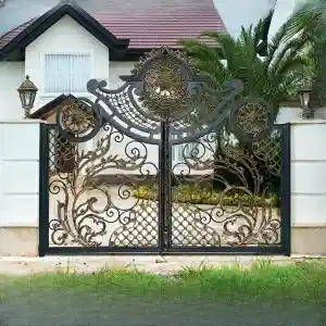 درب ویلایی کوتاه فلزی فرفورژه