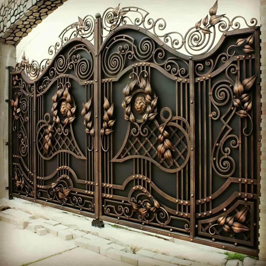 ساخت درب حیاط ورودی ویلایی