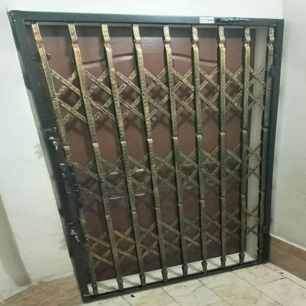تصویر حفاظ آکاردئونی ۳ گل پرچ مخفی چند لایه با تسمه ۲.۵ سانتی متر