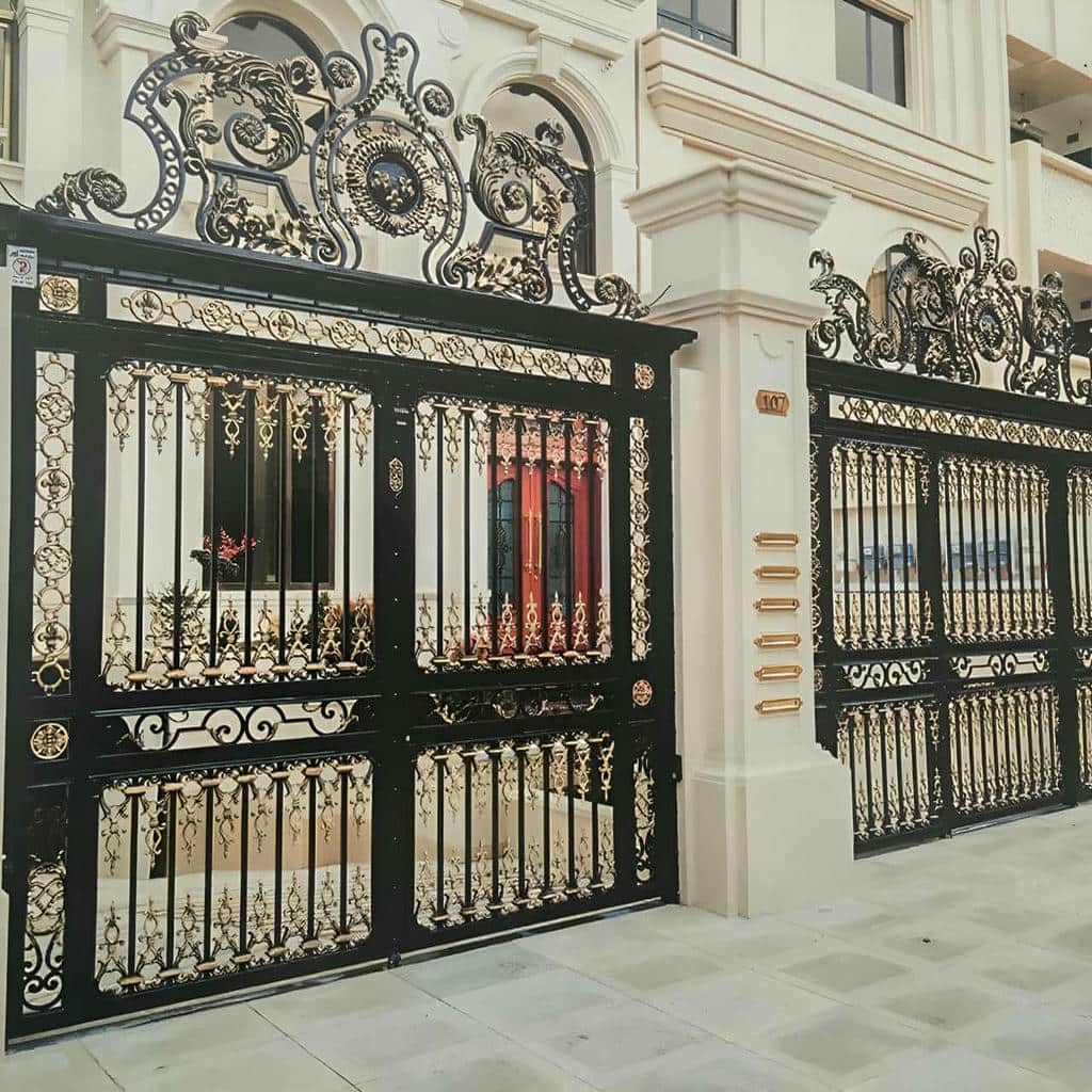 خرید درب حیاط قفل استاندارد در مریوان