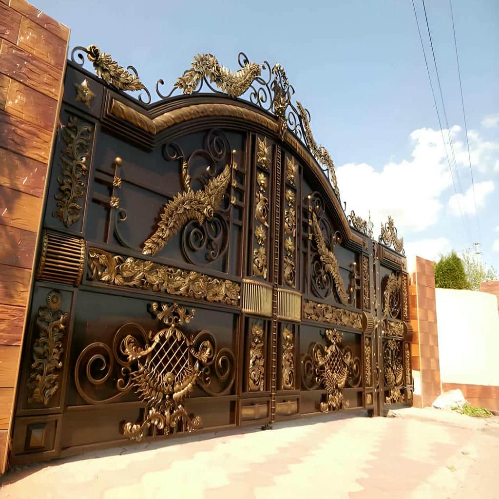 خرید درب حیاط و ویلا ساده در اهواز