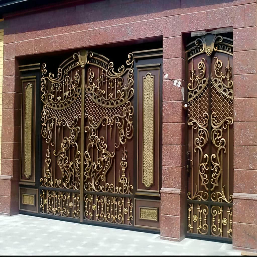 قیمت درب حیاط یراق استاندارد در قائمشهر