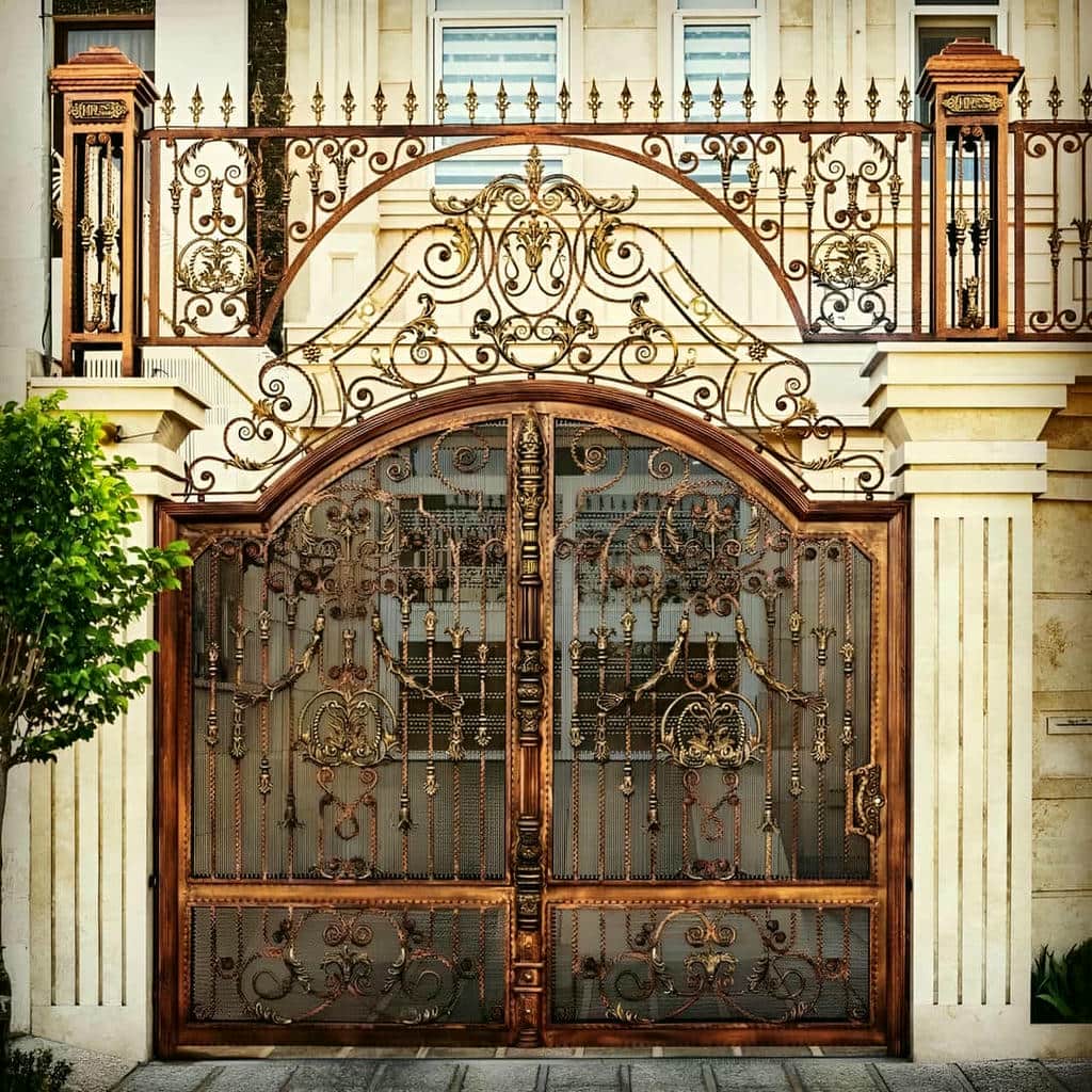 قیمت درب حیاط و ویلا فریم تراز در بندر دیلم
