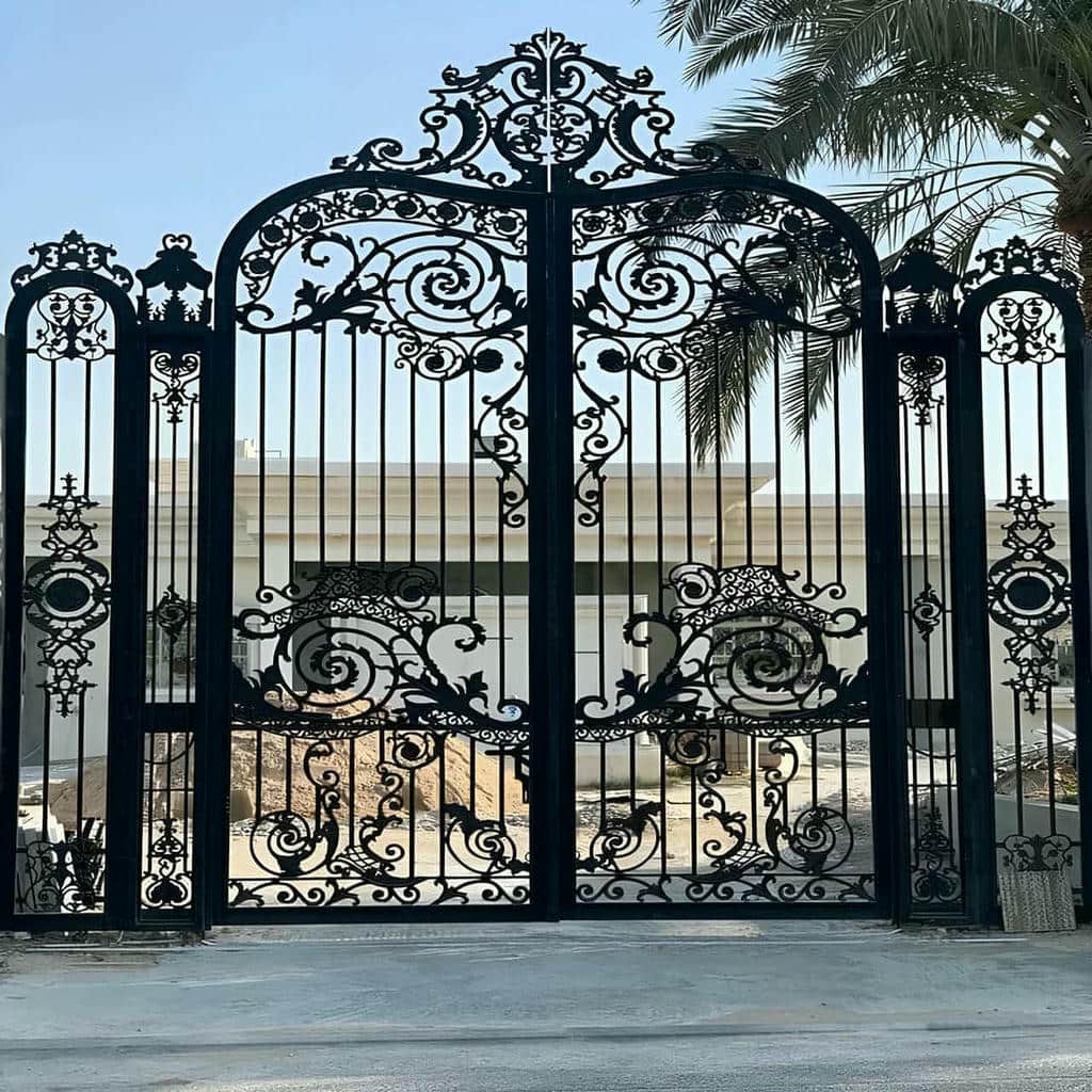 کارخانه درب حیاط پوشش ضدزنگ در اندیشه