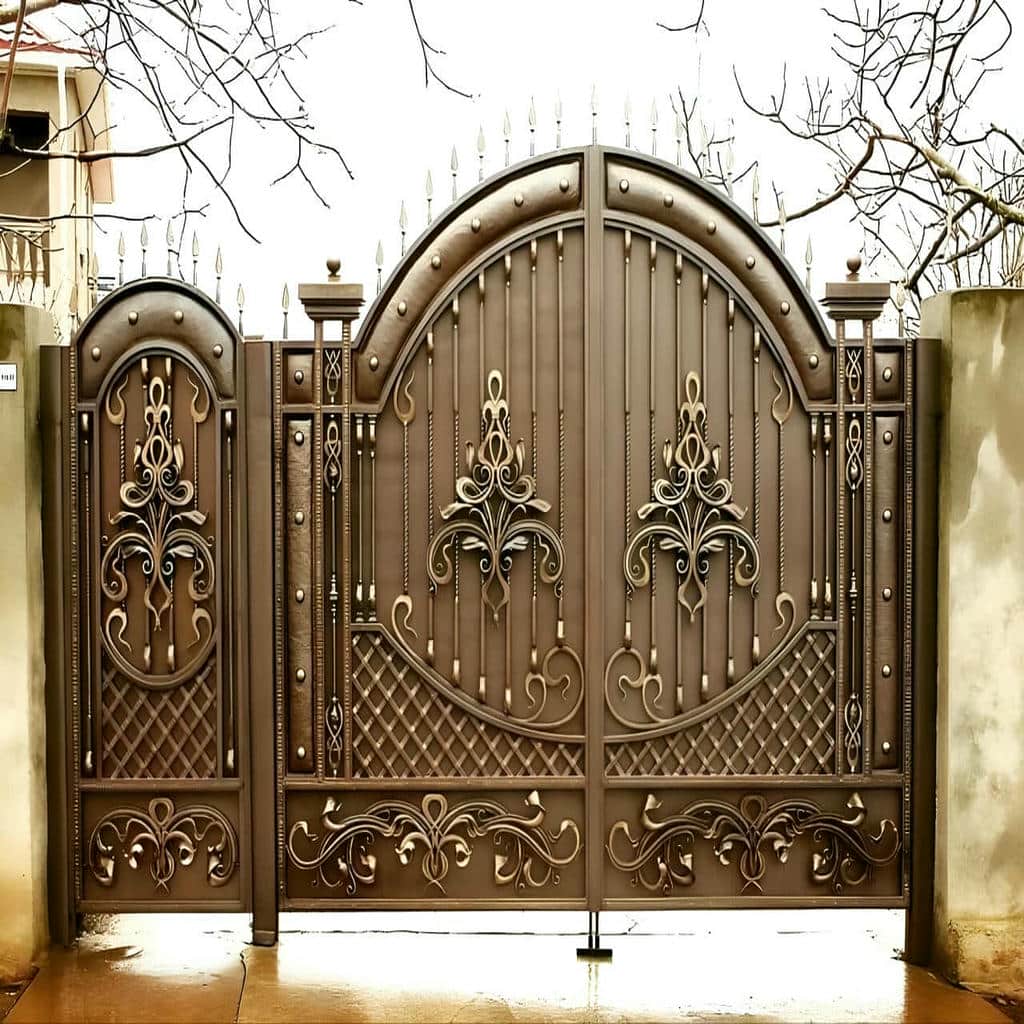 قیمت درب حیاط و ویلا فریم تقویت‌شده در استان گیلان