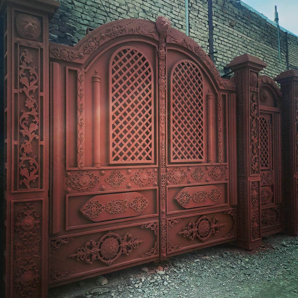 قیمت درب حیاط و ویلا فریم تراز در ارومیه