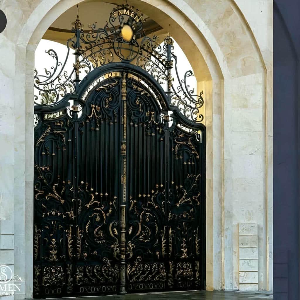 خرید درب حیاط قفل استاندارد در ساوه