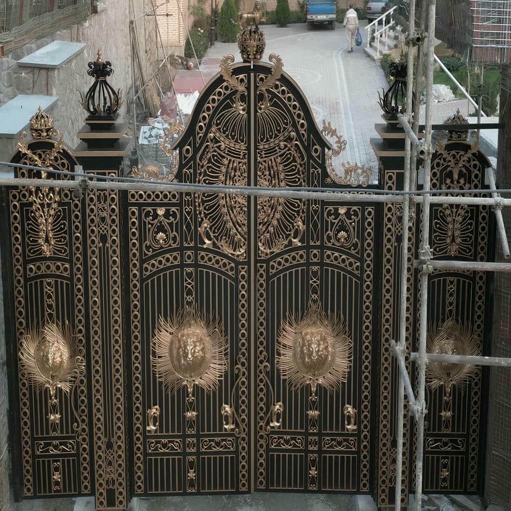نصب درب حیاط ویلایی در طالقان