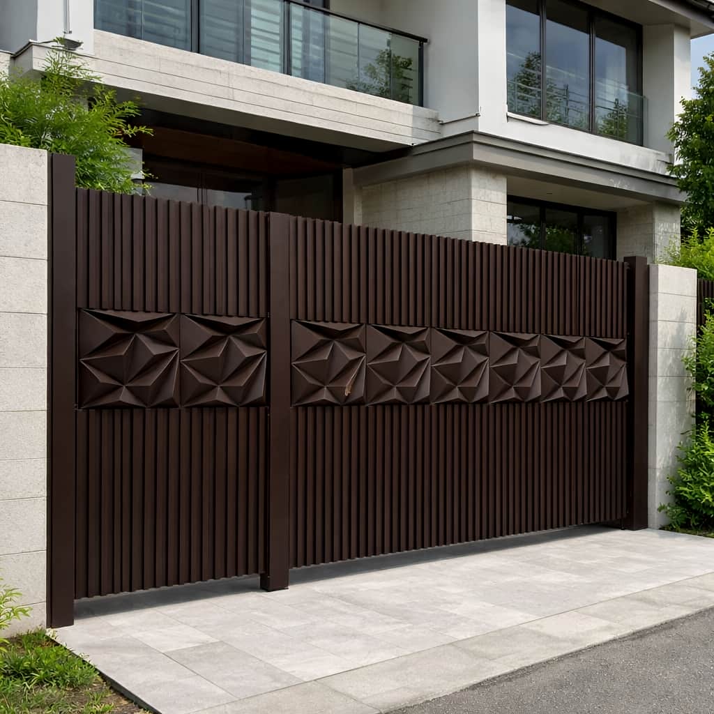 کارخانه درب حیاط و ویلا رنگ کوره&zwnj;ای در رشت