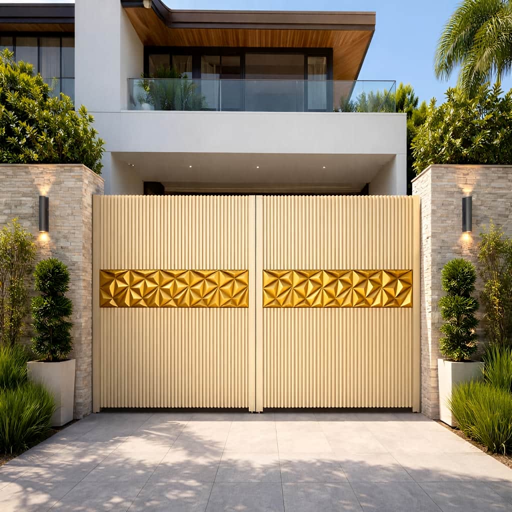 درب حیاط در آبسرد