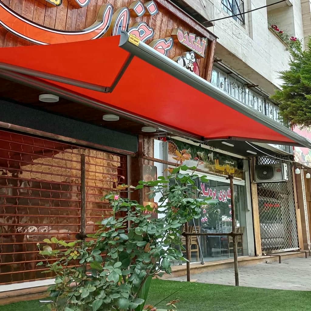 سایبان برقی در بندر لنگه