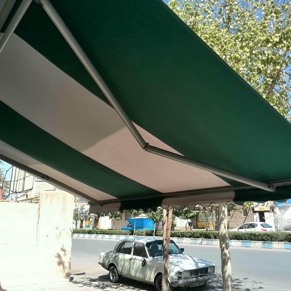 سایبان برقی در نیشابور