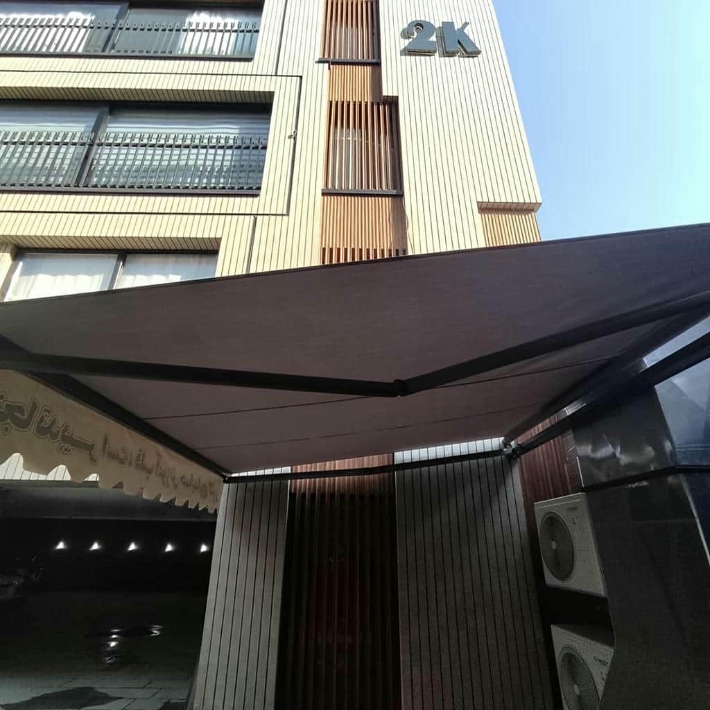 سایبان برقی در شهریار