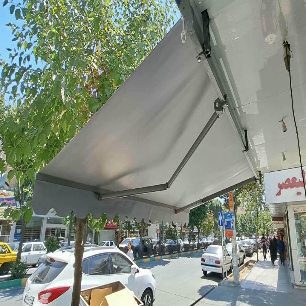 کارخانه سایبان برقی پارچه ضد UV در بندر بوشهر