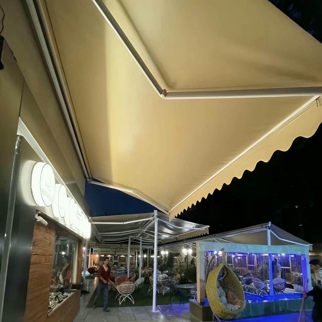 فروش سایبان برقی مغازه در مریوان