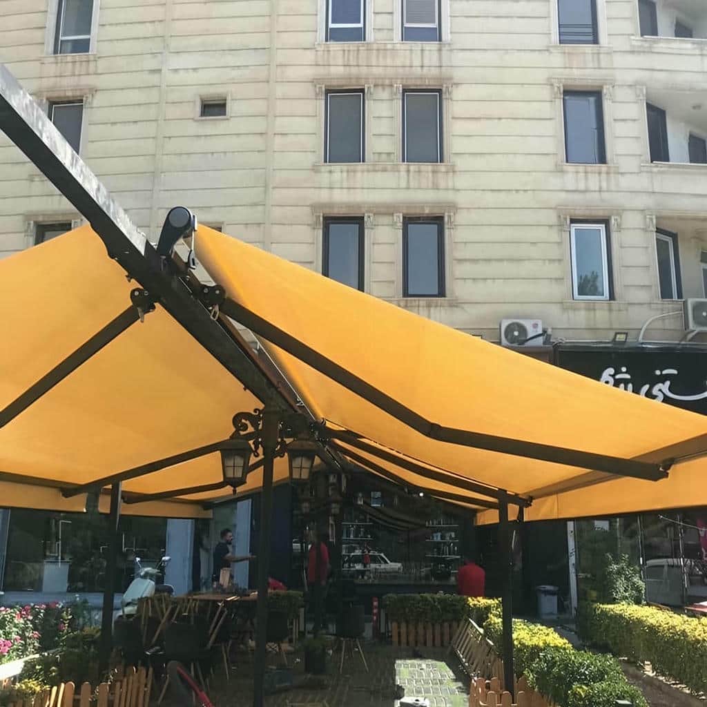 سایبان برقی در شیراز