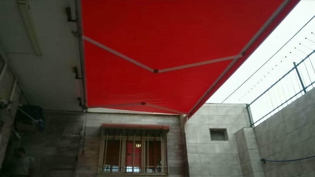 سایبان برقی در ایرانشهر