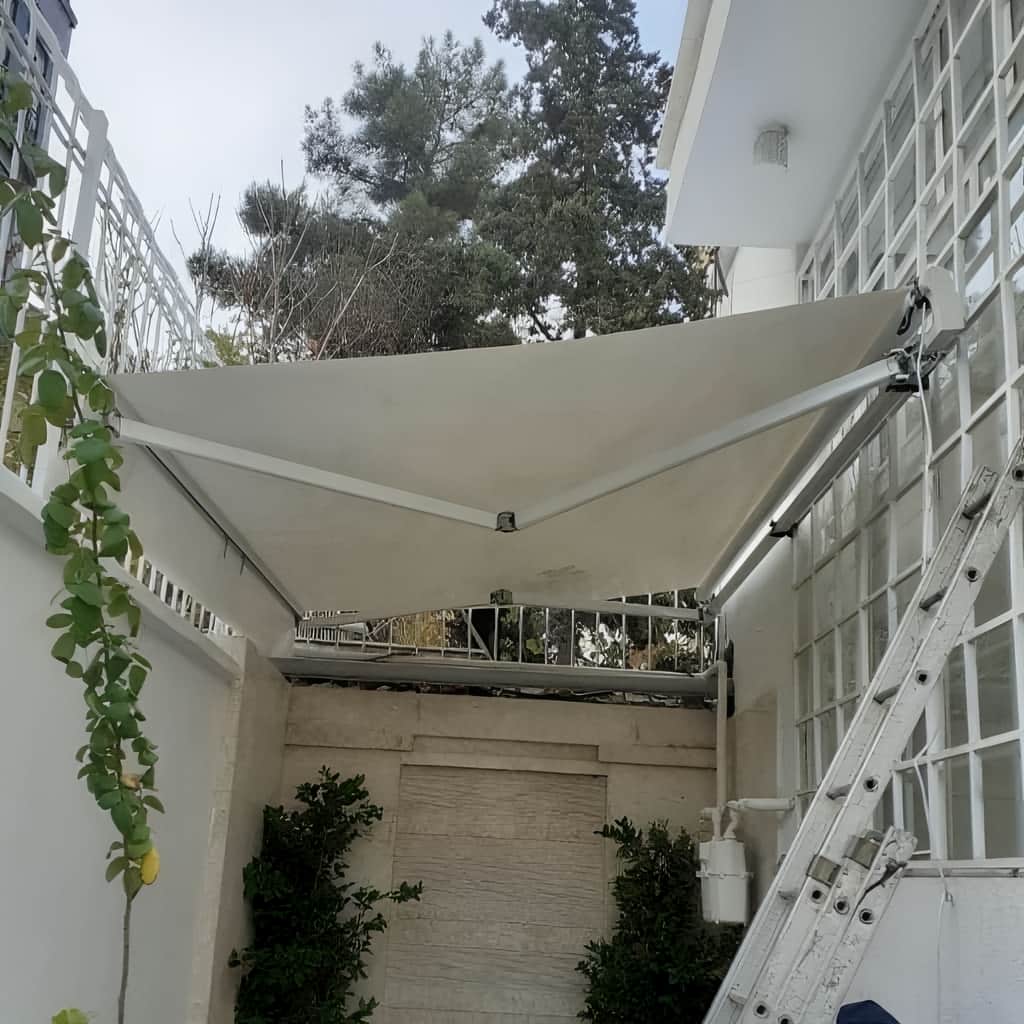 قیمت سایبان برقی طراحی مدرن در بومهن