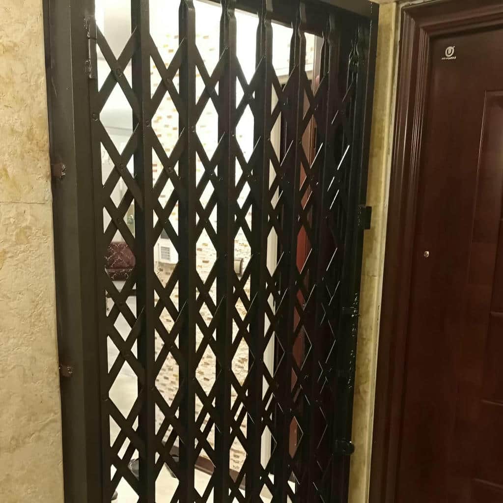 کارخانه درب حفاظ آکاردئونی ریل استاندارد در اندیشه