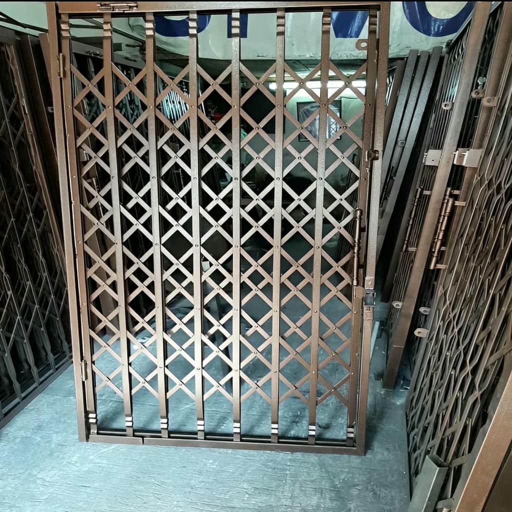 کارخانه درب حفاظ آکاردئونی قفل مقاوم در اراک