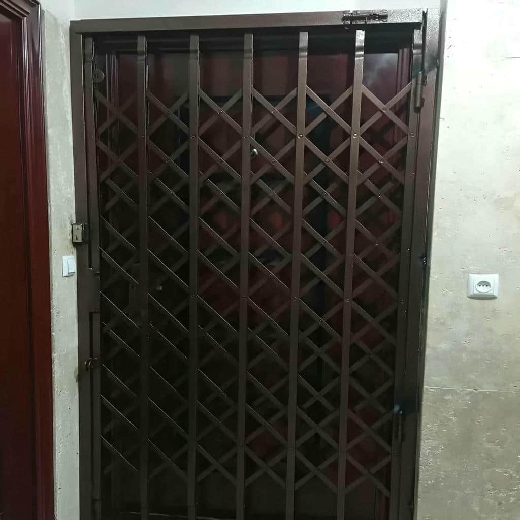 قیمت درب حفاظ آکاردئونی تسمه تقویتی در پردیس