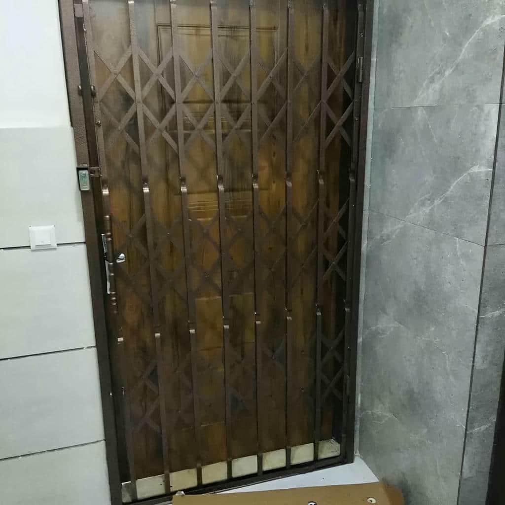کارخانه درب حفاظ آکاردئونی ریل استاندارد در کرمان