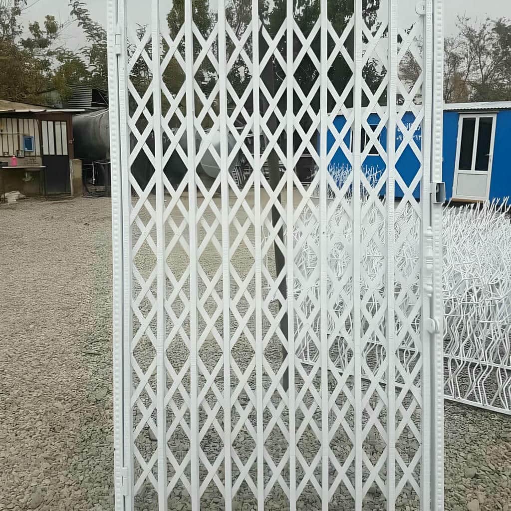 کارخانه درب حفاظ آکاردئونی ریل استاندارد در پردیس