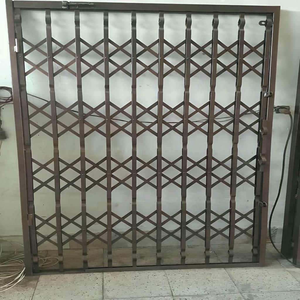 قیمت درب حفاظ آکاردئونی سه گل در رفسنجان