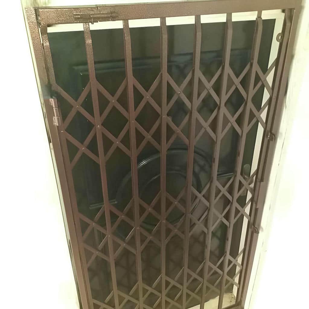 کارخانه درب حفاظ آکاردئونی قفل ضدبرش در کردان