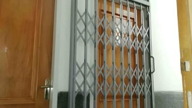 درب حفاظ آکاردئونی در تبریز