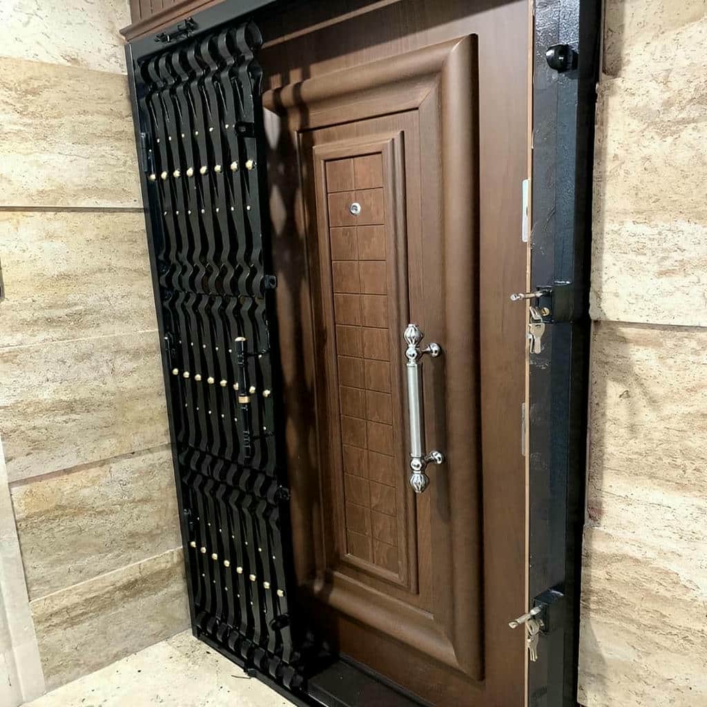 خرید درب حفاظ آکاردئونی دوگل در بابل