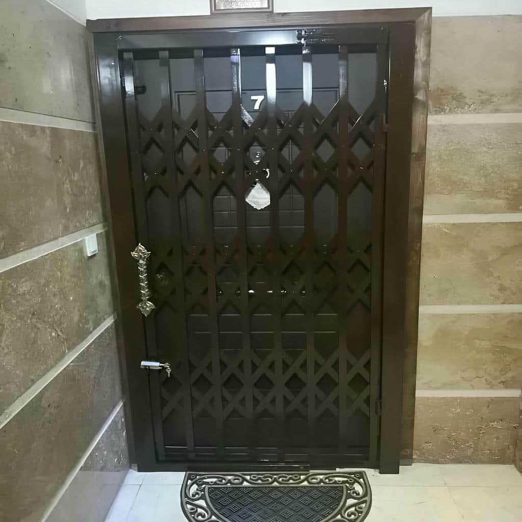 فروش درب حفاظ آکاردئونی تسمه تقویتی در بندرعباس