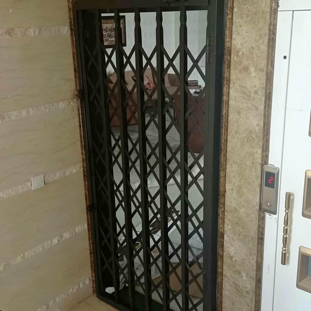 خرید درب حفاظ آکاردئونی قفل ضدبرش در پرند