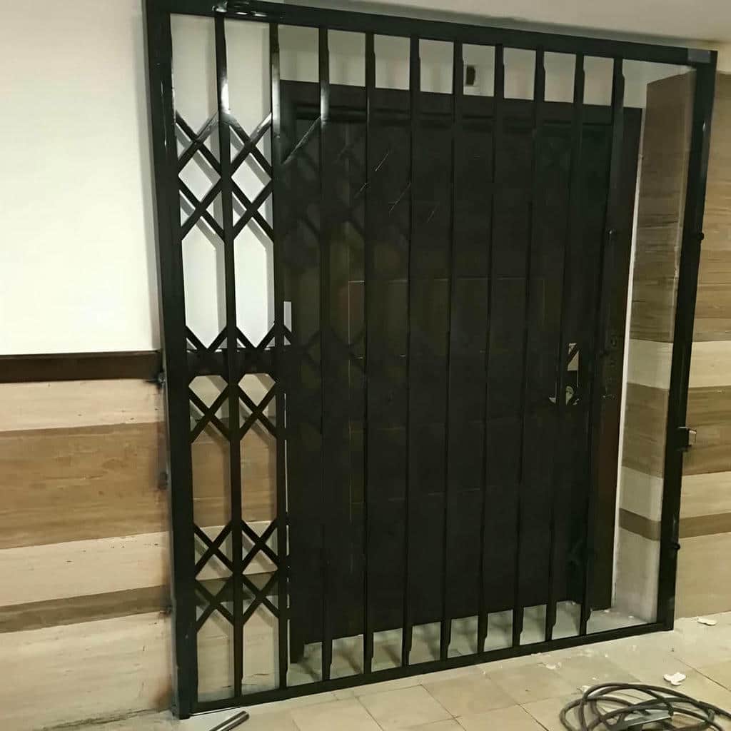 قیمت درب حفاظ آکاردئونی سه گل در بیرجند