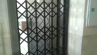 درب حفاظ آکاردئونی در استان گیلان