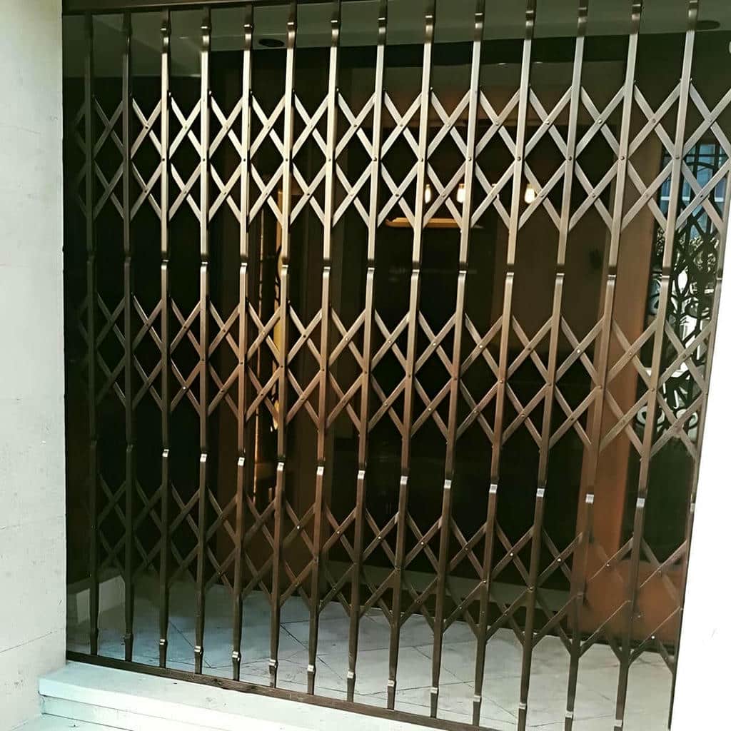 کارخانه درب حفاظ آکاردئونی ریل استاندارد در کمال شهر