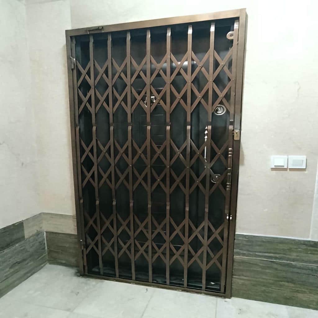 قیمت درب حفاظ آکاردئونی سه گل در دماوند