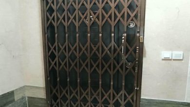 accordion-door-protection-apartment-uq درب حفاظ آکاردئونی در رامسر