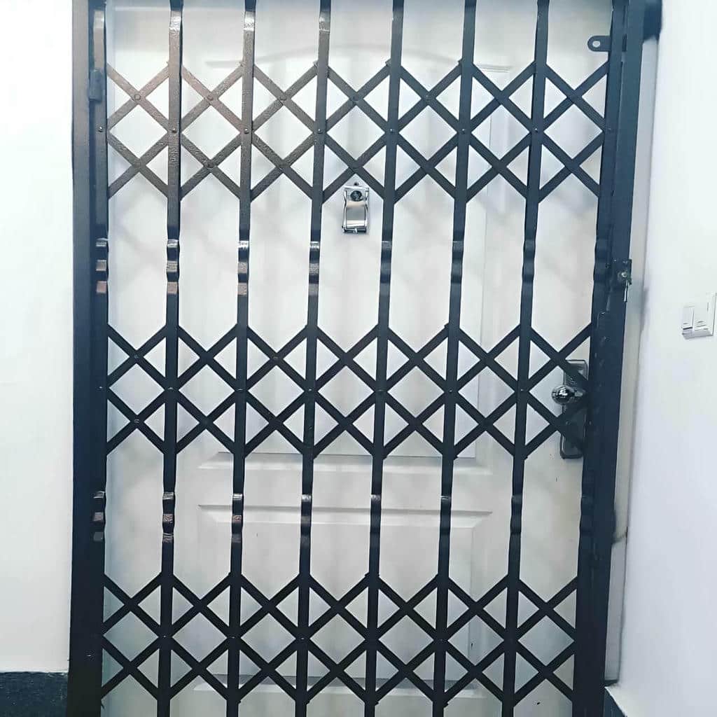 خرید درب حفاظ آکاردئونی دوگل در پرند