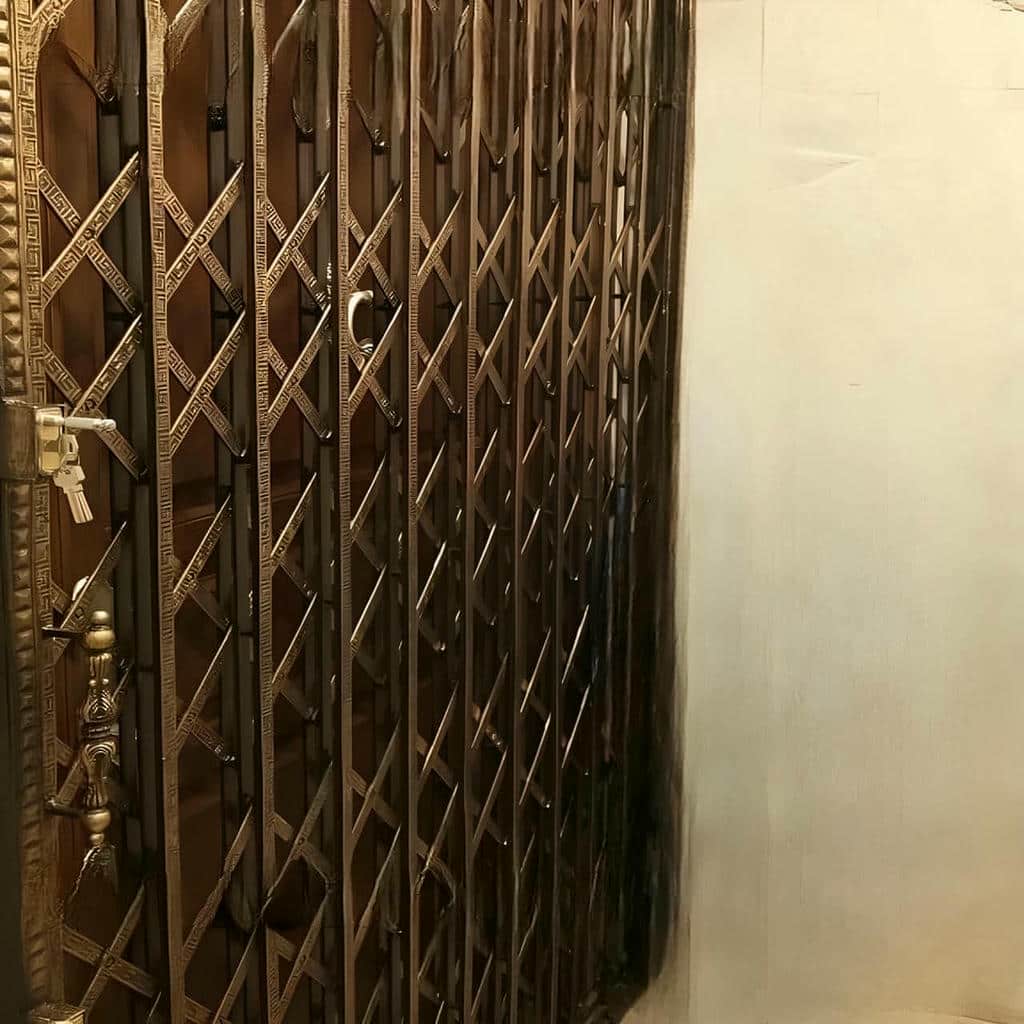 قیمت درب حفاظ آکاردئونی ضخامت پروفیل در اهواز