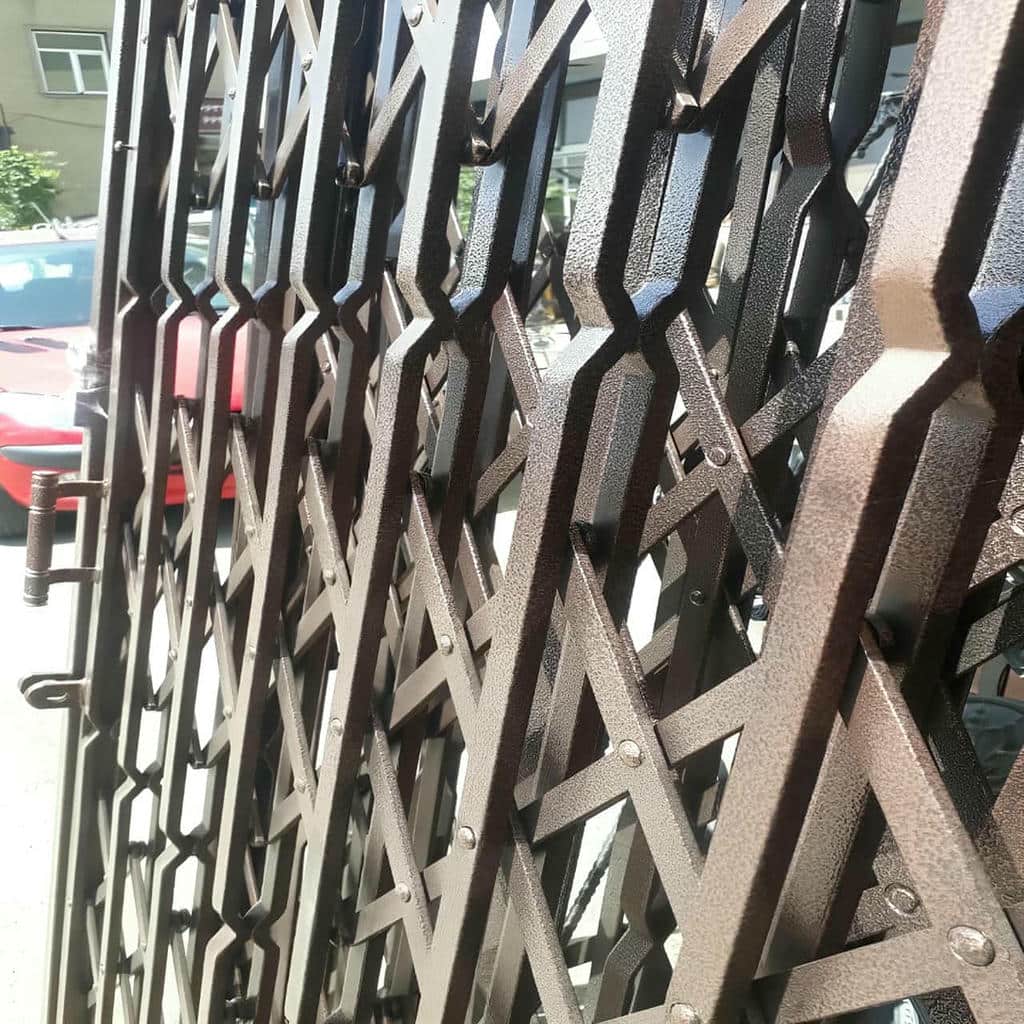 فروش درب حفاظ آکاردئونی تسمه تقویتی در آبادان