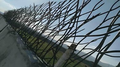 fence-wall-protection-deer-antler-spear-aby حفاظ شاخ گوزنی در سنندج