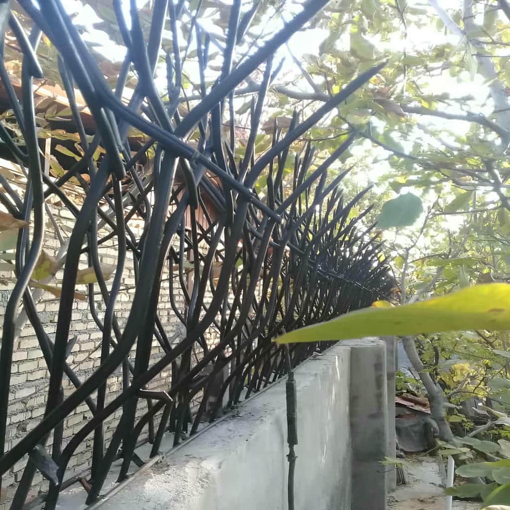 نصب حفاظ شاخ گوزنی ضدزنگ کوره ای در کرمانشاه