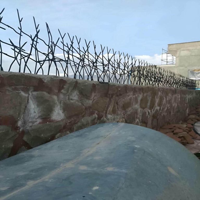 fence-wall-protection-deer-antler-spear-ahu حفاظ شاخ گوزنی در رشت