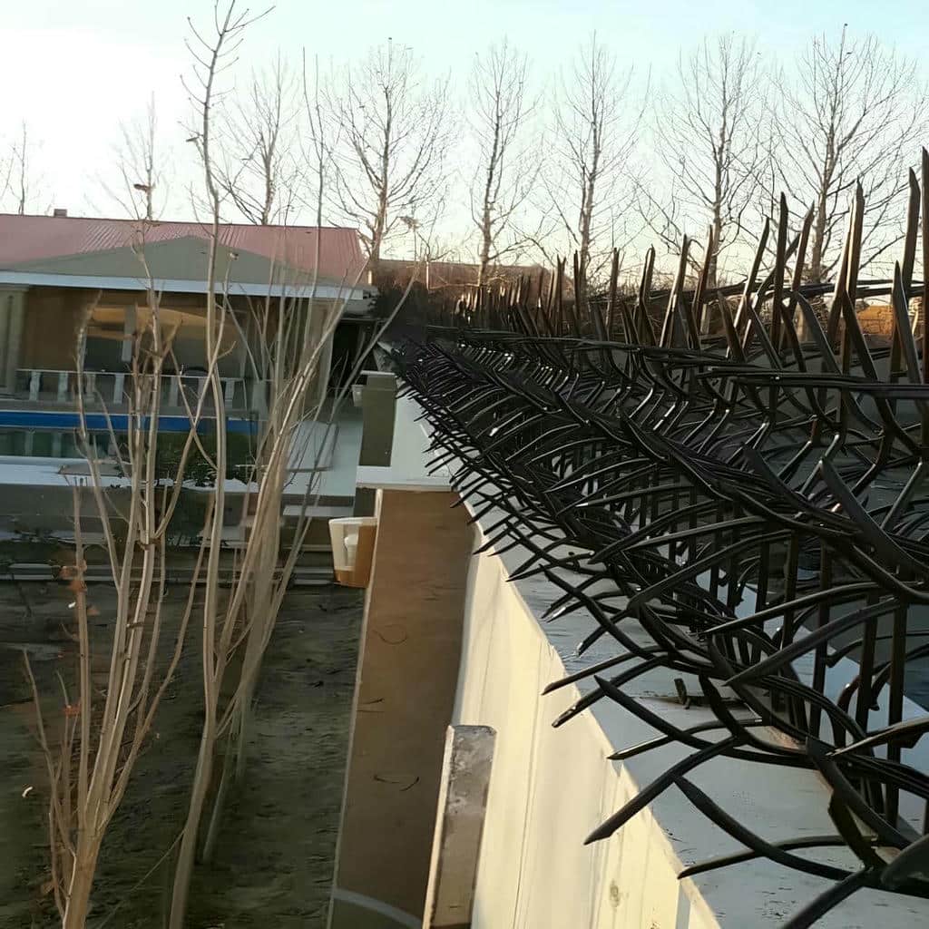 نصب حفاظ شاخ گوزنی ضدزنگ کوره ای در چابهار