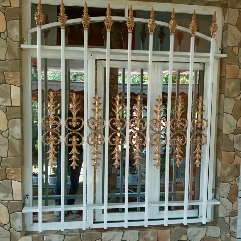 window-guard-iron-fence-wrought-iron-aad حفاظ پنجره در قم