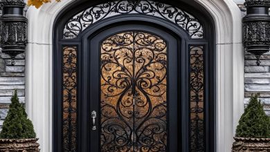 درب حیاط در آمل